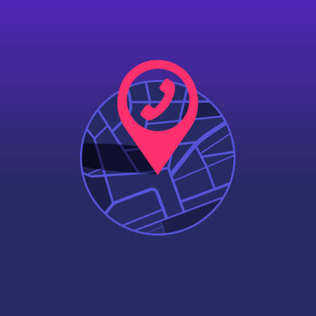 call recorder logo and icon vector Isolated imageのイラスト素材