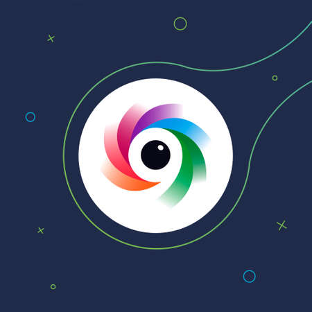 edit logo and icon vector Isolated imageのイラスト素材