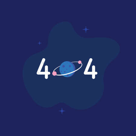 404 error logo and icon vector Isolated imageのイラスト素材