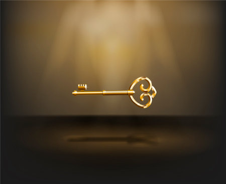 The solution to problems. Key solutionのイラスト素材
