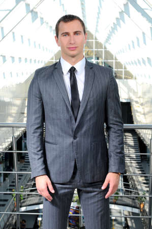Portrait young businessmanの写真素材