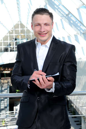 Portrait young businessmanの写真素材