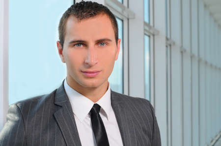 Portrait young businessmanの写真素材