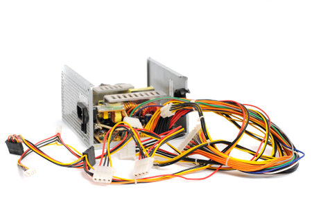 Colorful computer wires