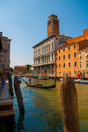 Canal in Venice, Italyのeditorial素材