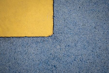 Rubber floor texture. Granules playground cover background.の写真素材