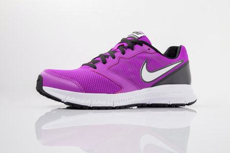 Portugal, February 9, 2022:Nike Sneaker Running. Nike, Multinational company. Isolated on White. Product shots.のeditorial素材