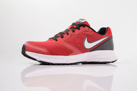 Portugal, February 9, 2022:Nike Sneaker Running. Nike, Multinational company. Isolated on White. Product shots.のeditorial素材