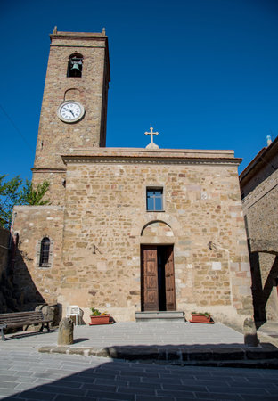 church with steepleの写真素材