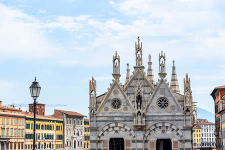 church of Saint Mary in Pisa, italyの写真素材