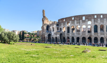 Colosseum in Rome, italy