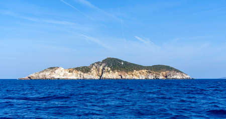Small island of Cerboli in the tuscan archipelago, italyの写真素材