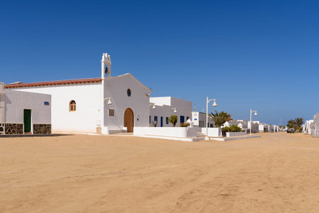 church of Caleta del Sebo on the isla Graciosa, Canary islands, Spain