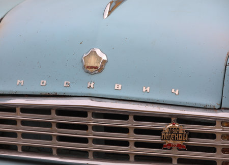 Sofia, Bulgaria - September 17, 2023: Autumn retro car salon in the center of the capital of Bulgaria, Sofiaのeditorial素材