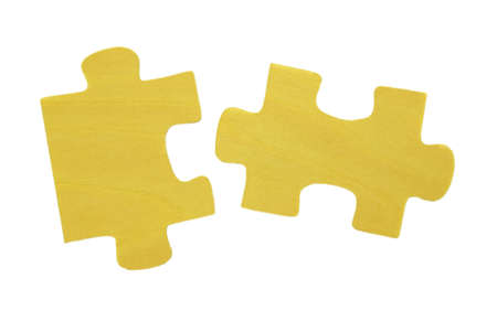 two puzzles disconnectionの写真素材