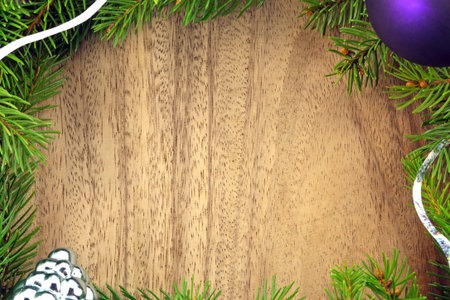 New Year and Christmas frame