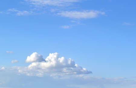 Photo of clouds on blue skyの写真素材