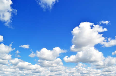 Photo of clouds on blue skyの写真素材