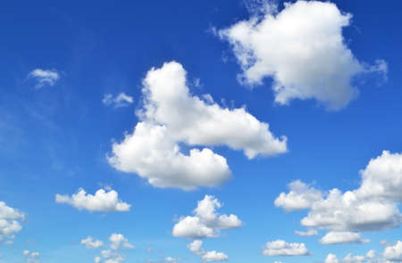 Photo of clouds on blue skyの写真素材