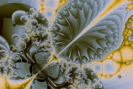 Fractal image : beautiful patterns on bright background.の写真素材