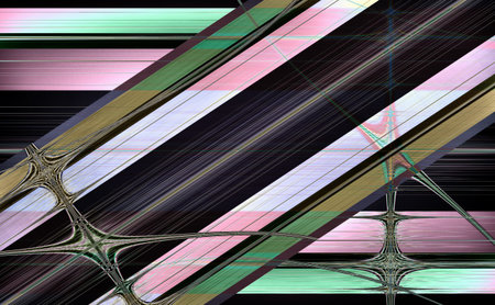 Bright abstract background image in geometric style