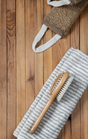 Items needed for a bath or saunaの写真素材