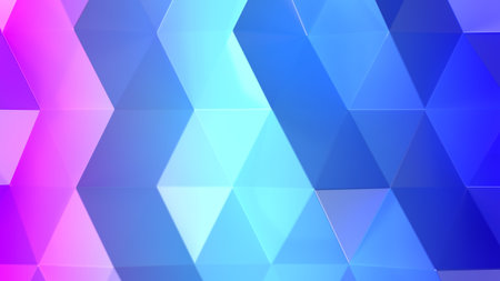 3d render gradient geometric background