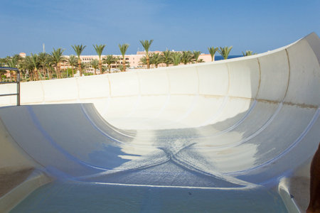 Water Park in popular tourist resort of Egypt