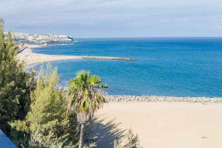 Small bays perfectly adapted to the beach for touristsの写真素材