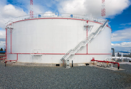 Gas pumping station of Purpe, Yamal Region, Russia.
