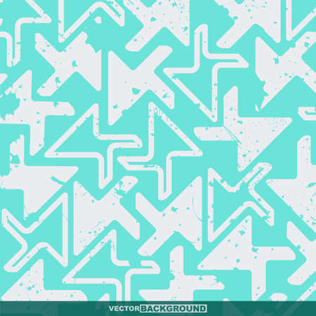 Abstract white stylized arrows on grunge background.のイラスト素材
