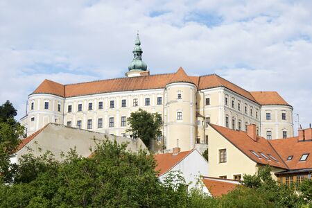 Mikulov, the renaissance castle from 16th century.のeditorial素材