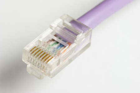 Exposed RJ45 plugの写真素材