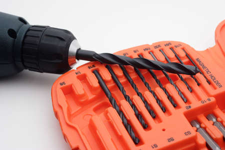 Power Drill and bitsの写真素材