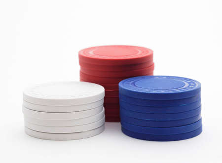 poker chipsの写真素材