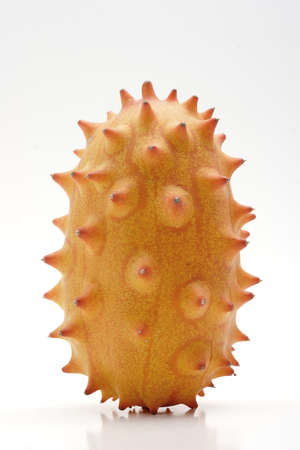 close up of kiwiano fruitの写真素材