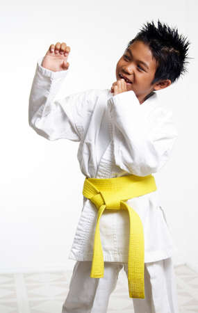 Happy Karate Kidの写真素材
