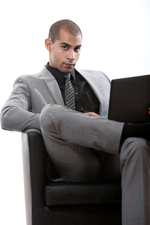 Attractive young african hispanic american businessman Attractive young african hispanic american businessman