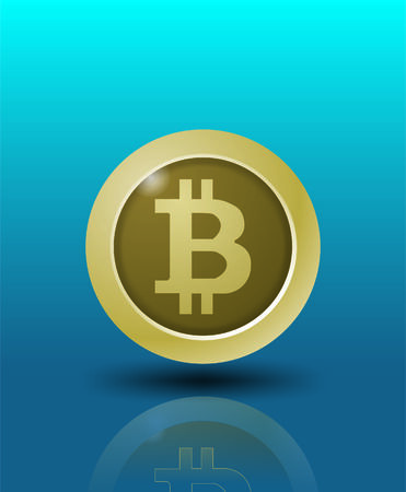 BitCoin Illustrationのイラスト素材