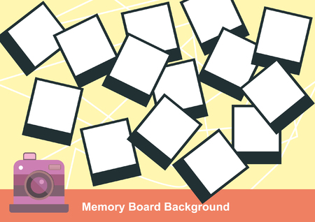 Blank Photography Memory Boardのイラスト素材