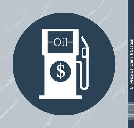 Oil Price Benchmark Stationのイラスト素材