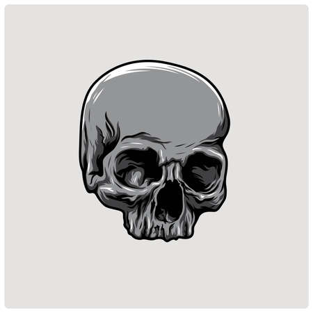 skull illustration/Vector skullのイラスト素材