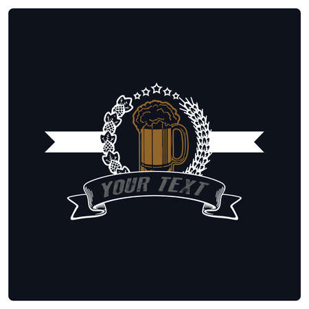 Vintage Bear logo.のイラスト素材