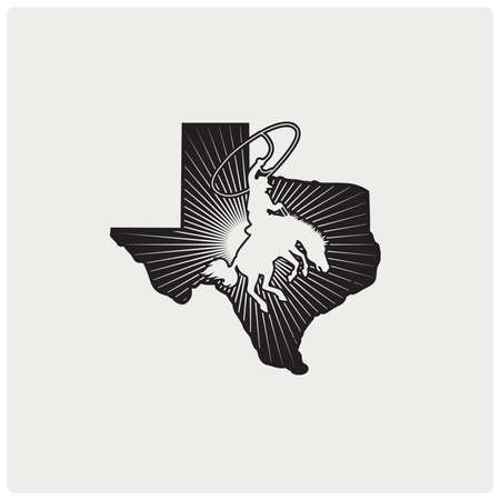 Texas state emblem.のイラスト素材