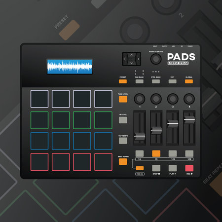 Pads Controller Vector