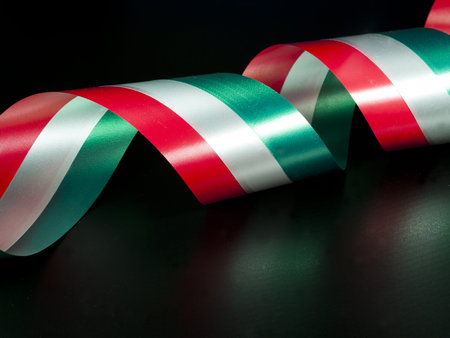 Italian ribbonの写真素材