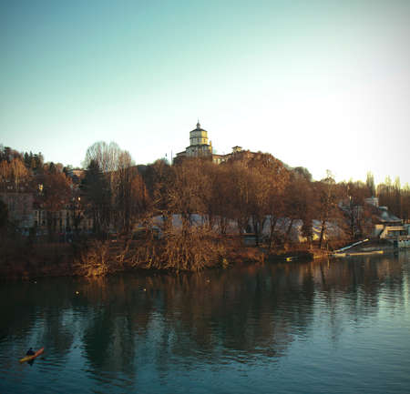 Cappuccini Mount in Turin Italyの写真素材