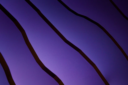 black stripes with gradation shades of blue abstract background patternの写真素材