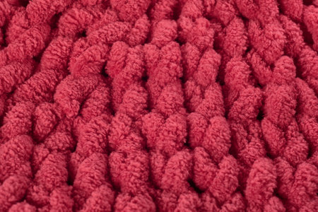 pattern knitted wool clothes handmade close up
