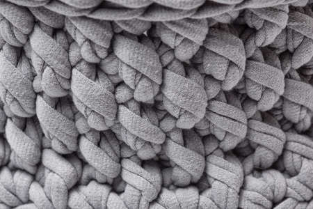 pattern knitted wool clothes handmade close upの写真素材